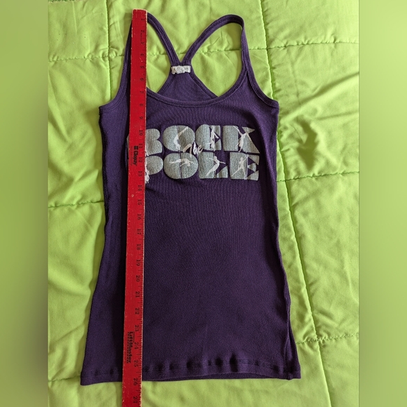 Pole Dance Fitness Tank Top in Purple by Zenana - Picture 6 of 10